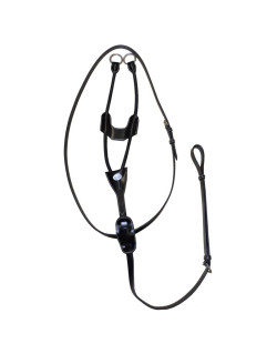 Martingale élastique à anneaux Collection Week Jump'In Noire