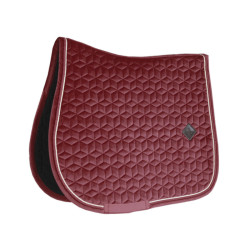 Tapis de selle Velvet Jumping Kentucky bordeaux