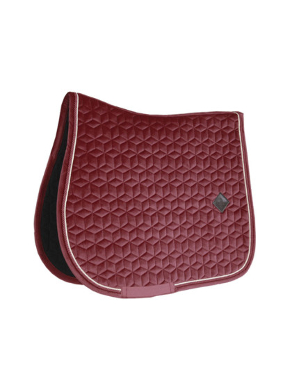 Tapis de selle Velvet Jumping Kentucky bordeaux