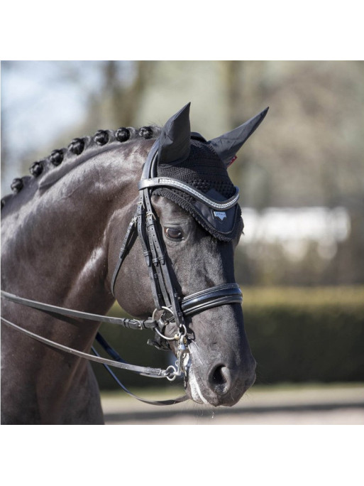 Bonnet cheval Loire Satin Lemieux noir 1