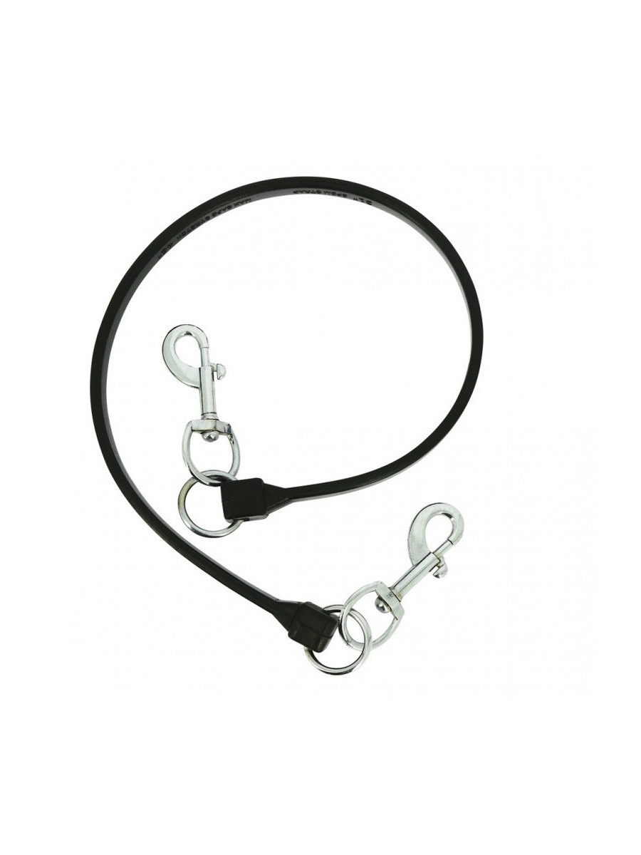 Attache En Cuir Noir Pour Cheval – Smith's Tack Shack, 40 Pouces, Style Western