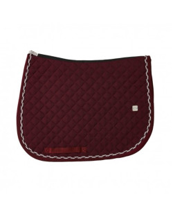 Tapis de selle Oldy Obstacle GEM bordeaux