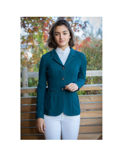 Veste de concours Paris Air Soft Femme Pénélope bleu canard face