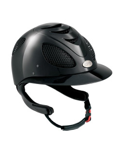 Casque First Lady jugulaire Concept GPA noir glossy avant