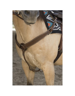 Collier de chasse "Billy" Westride by Franck Perret chocolat