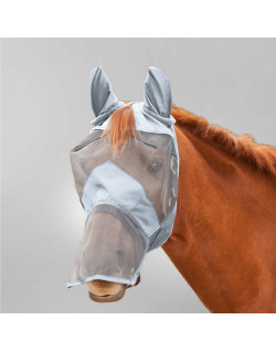 Masque anti-mouches premium Waldhausen gris argent