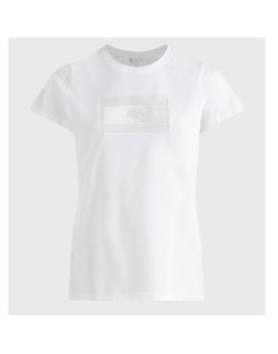 T-Shirt stylé à col rond Tommy Hilfiger blanc