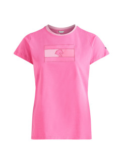 T-Shirt stylé à col rond Tommy Hilfiger rose