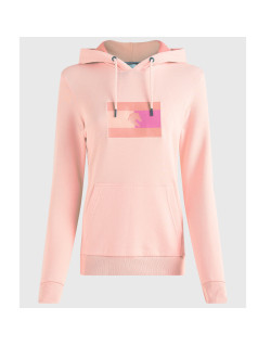 Sweat à capuche logo brodé Tommy Halfiger Equestrian pêche
