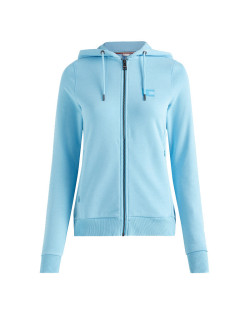 Veste à fermeture éclair Hoody Tommy Hilfiger Equestrian bleu clair