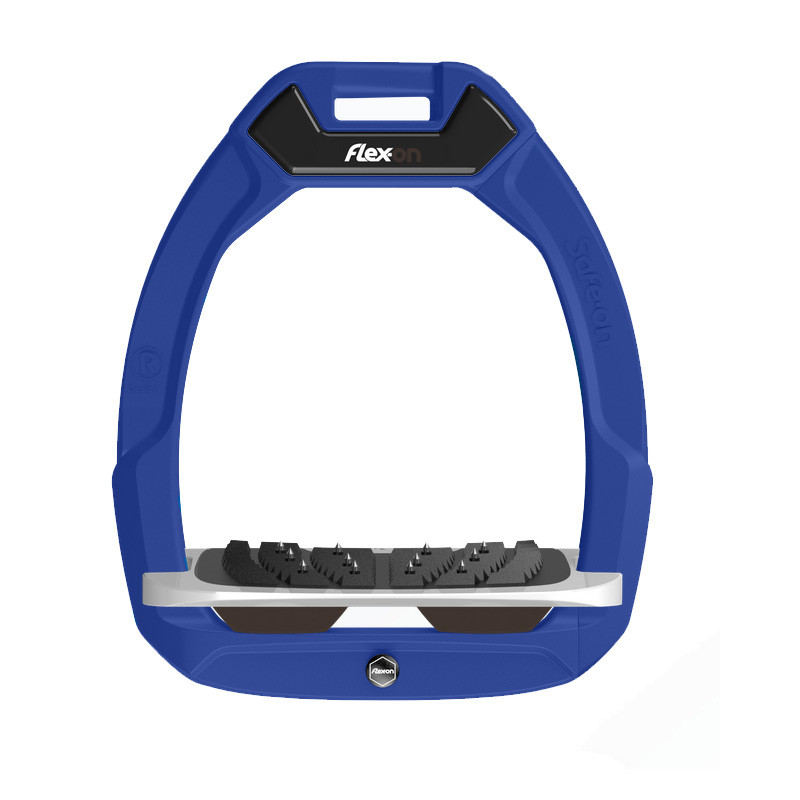 Etriers Safe-On Incliné Ultra-Gripp Flex-On cadre bleu roi