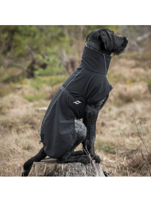Manteau chien bark Back On Track noir ambiance 1