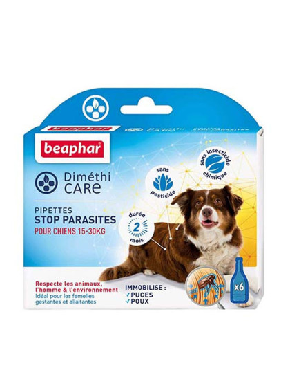 Pipettes antiparasitaires Diméthicare chien Béaphar