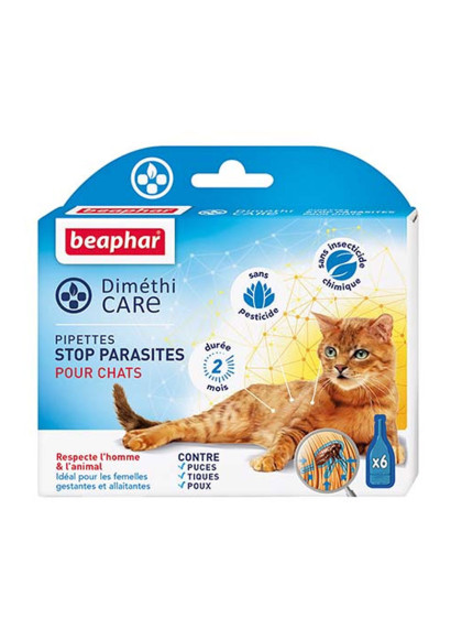 Pipettes antiparasitaires Diméthicare chat Béaphar