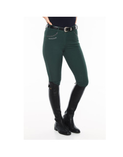 Pantalon Jaltika fix system grip Femme Rider Harcour vert foncé avant porté