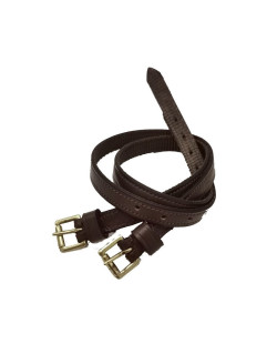 Lanières d'éperons HFI marron
