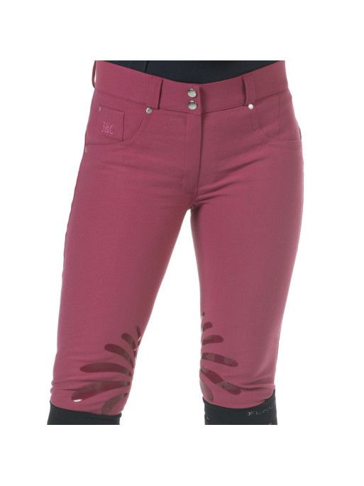 Pantalon d'équitation femme Maria Flags&Cup rose