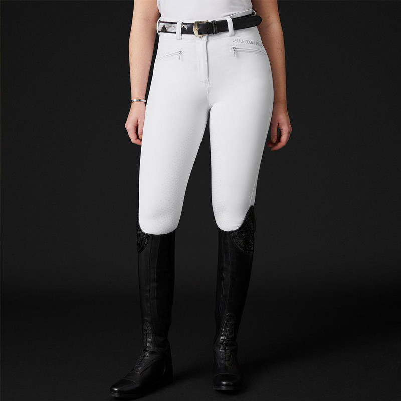 Pantalon d'équitation Diana Mountain Horse blanc ambiance 1