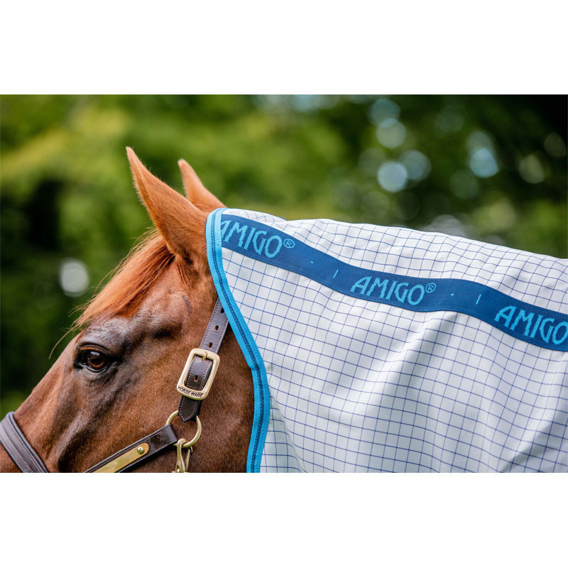 Couverture anti-mouches Amigo Aussie All Rounder Horseware couvre cou.