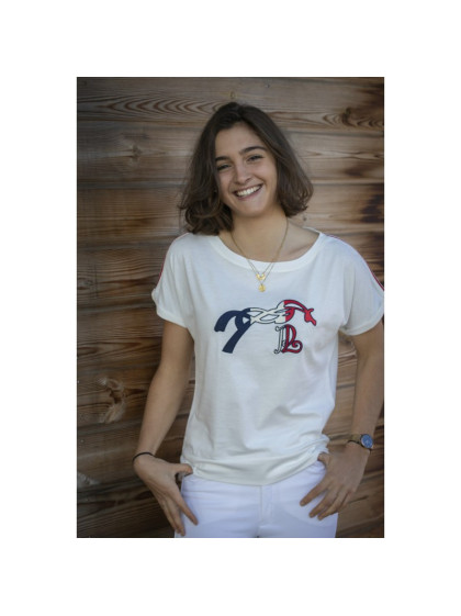 T-shirt Poppy Pénélope blanc 1