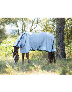 Couverture anti insectes Amigo Bug Rug Horseware argent / marine