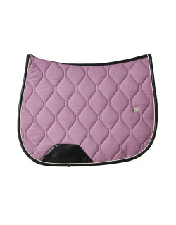 GEM Equitation - Tapis de selle classique Obstacle Cheval - Plum  (bordeaux/noir/blanc) - Sellerie EHC