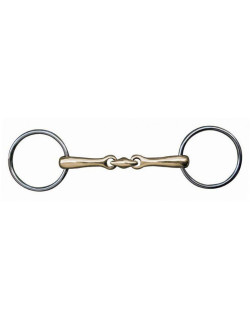Mors double brisure maillechort HKM