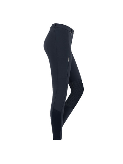 Pantalon d'équitation Micro Knie Silikon ELT marine