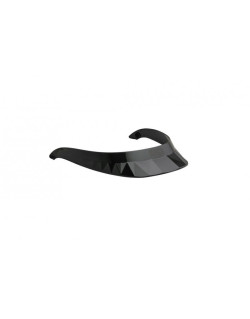 Visière brillante pour casque Naca noir / noir