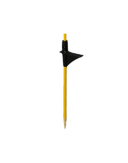 Piquet fibre de verre 1,15 m avec bêche Patura