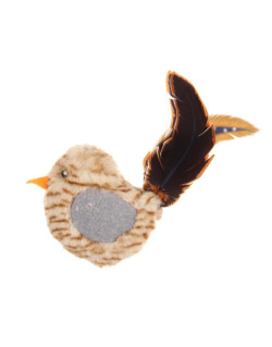Jouet oiseau avec herbe à chat Bubimex