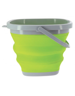 Seau pliant 10L Soft Fun Hippotonic vert néon