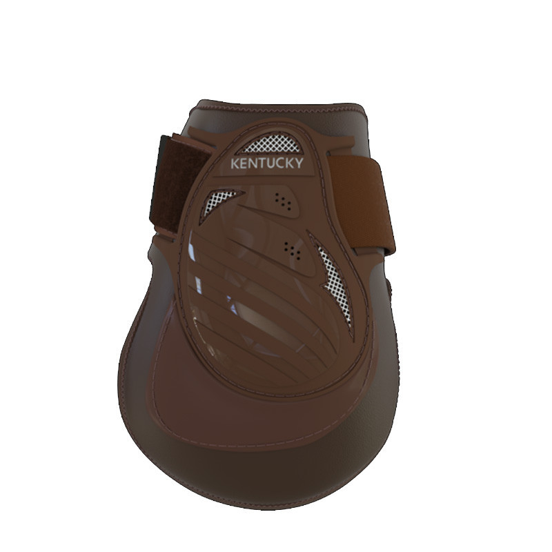 Guêtres Cheval Ovation – Ensemble Tendon Et Fetlock, Ouvert Devant, Gris Mer, Neuf Avec étiquette