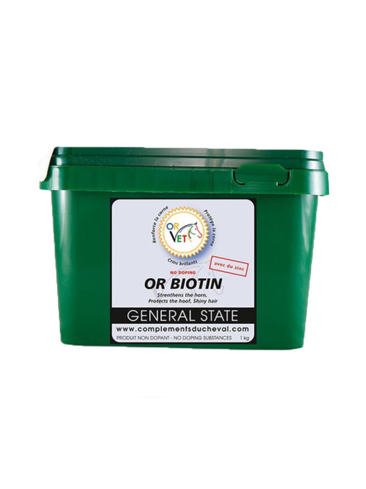 Or-Biotin avec zinc 1kg Or-Vet