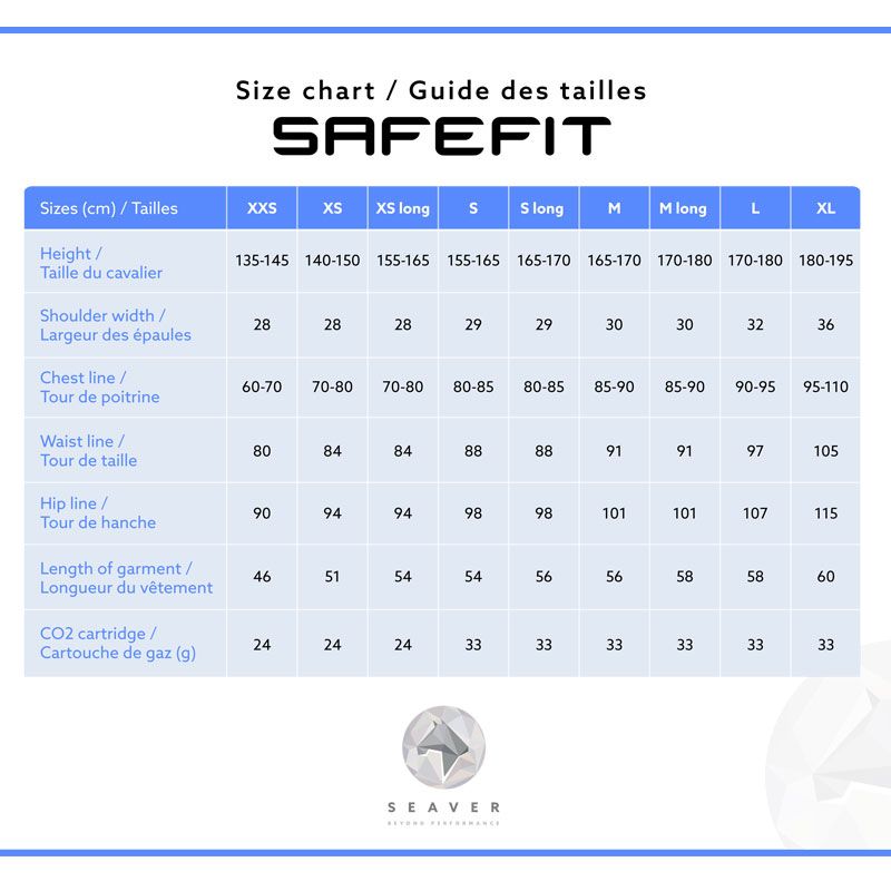 Gilet airbag Safefit Seaver