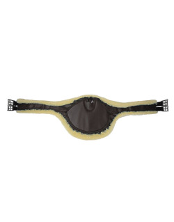 Sangle bavette asymetrique Slim Line Mattès marron