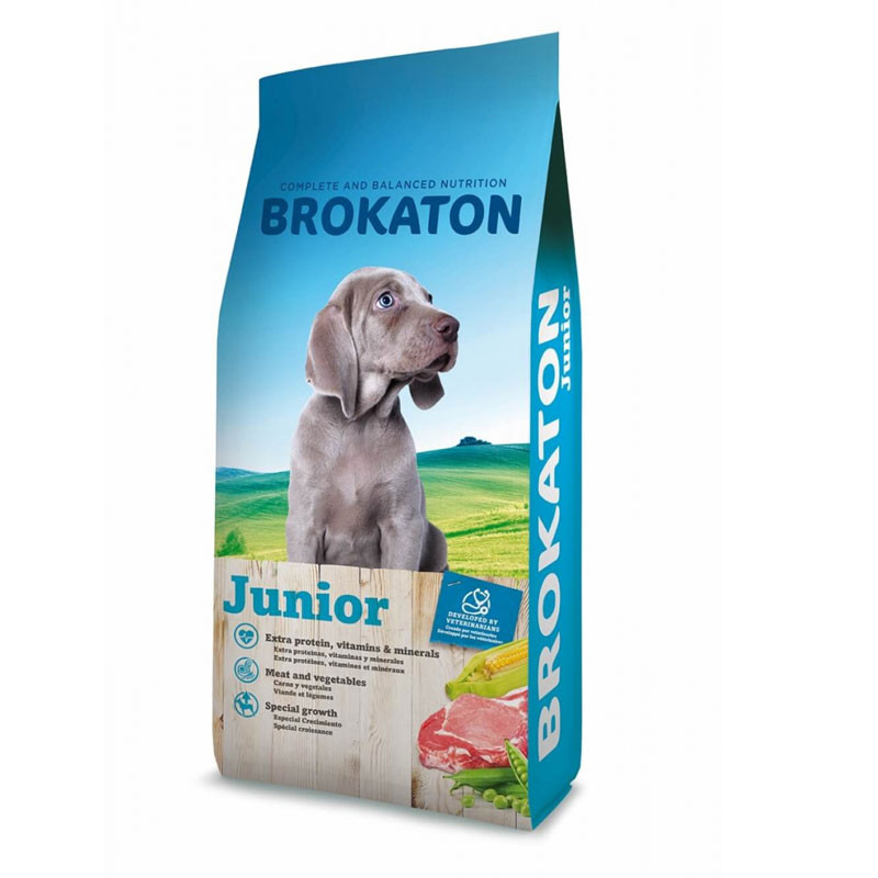 Croquettes Junior 20kg Brokaton alimentation chien