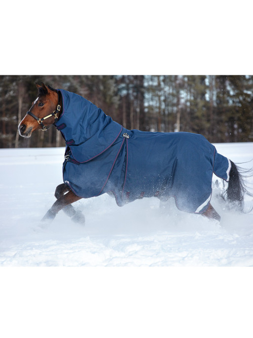 Couverture Rambo Optimo Turnout 2022 avec liner + couvrecou Horseware