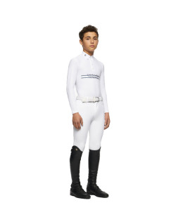 Polo de concours Jersey Stripe Cavalleria Toscana