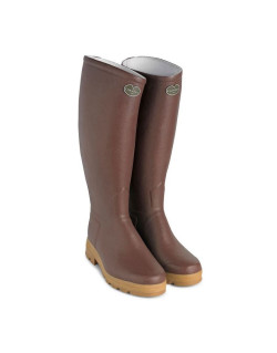 Bottes Saint-Hubert Le Chameau Homme doublées cuir