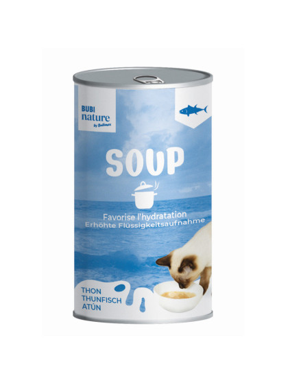 Soupe Bubi Nature au thon pour chat Bubimex