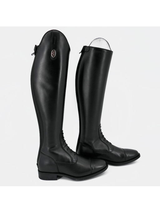 Bottes tricolore smooth noir medium courtes semelle caoutchouc De Niro