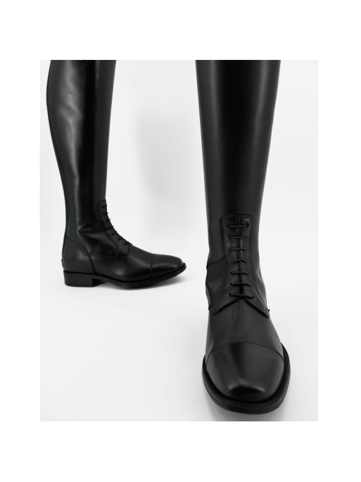 Bottes tricolore smooth noir medium courtes semelle caoutchouc De Niro