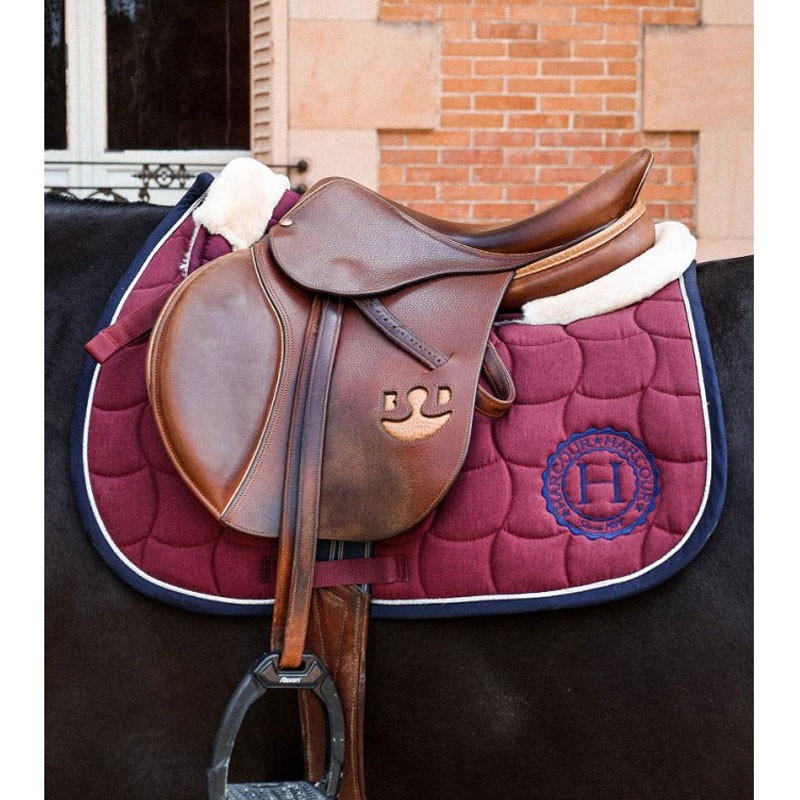 Rive Equestre - GEM EQUITATION Tapis de selle Saut Tous Touc Rose