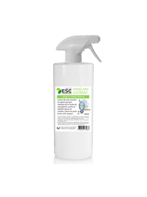 Spray Démêlant Nettoyant Lustrant Cheval Linea 101 - 500 Ml Naturel Pour Crinière Et Pelage