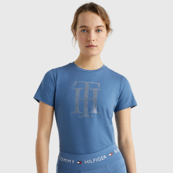 T-Shirt TH Rhinestone Tommy Hilfiger Equestrian