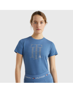 T-Shirt TH Rhinestone Tommy Hilfiger Equestrian
