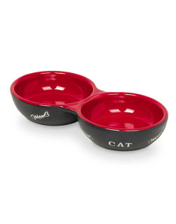 Gamelle double Ceramic Cat Nobby