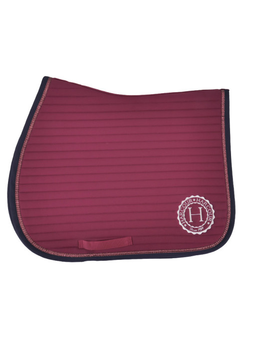 HKM Misty Tapis de selle polyvalent en pur coton Bleu azur