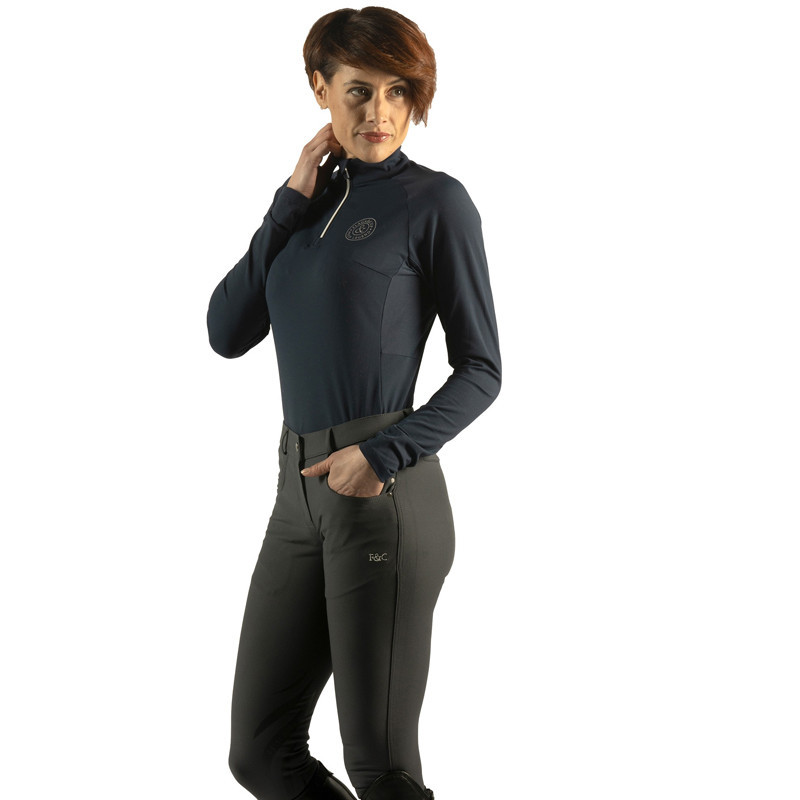 Shape Crop Top Côtelé Noir À Coutures Contrastées | Shape | PLT FR